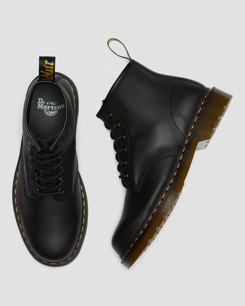 Dr Martens 101 Leren Enkellaars Dames Zwart | NL 99KOR